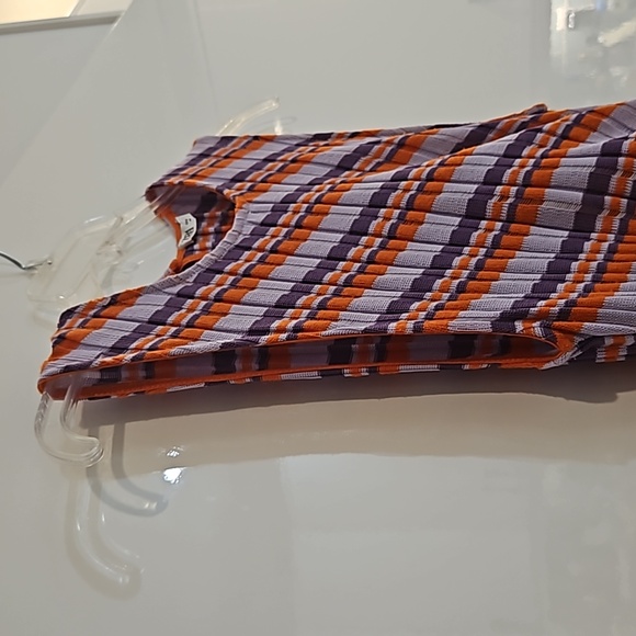 Zara Purple and Orange Knit Dress - Picture 8 of 16